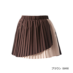 プリンスラッププリーツスカート メカニカルストレッチタフタ