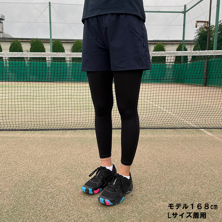 プリンスICE DRY 8分丈ロングパンツ（EC833）(サイズ M ブラック（165）): インナーテニス用品の公式通販