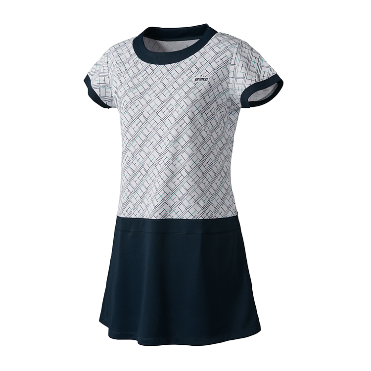 プリンス プリンス通販 ワンピース 吸汗速乾 Upf50 制電 ライトニット素材 Wf1402 サイズ S ホワイト 146 ウェアテニス用品の公式通販