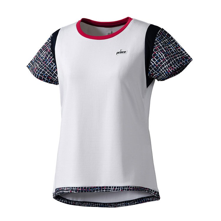 プリンスゲームシャツ 吸汗速乾、ＵＰＦ５０+、消臭（デオニィ素材）（WS3052）(サイズ S ホワイト（146）): ウェアテニス用品の公式通販