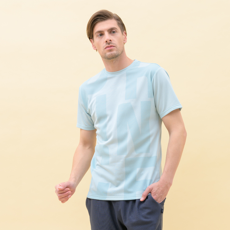 【プリンス通販】Tシャツ 吸汗速乾、UVケア（カチオンメッシュリバース素材）（MF2026）