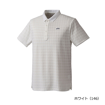 ポロシャツ 吸汗速乾、UPF50 ジャガード素材 MF5110