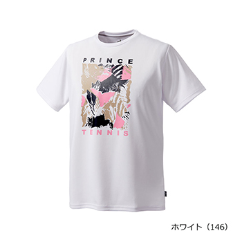 ビンス　バークレー　テニス　Tシャツ プリンスTシャツ 吸汗速乾、UPF50+ （ ライトスムース 素材 ） MS6010