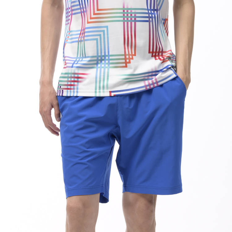 ハーフパンツ 吸汗速乾、UPF50+、ストレッチ （ ハイゲージストレッチライト 素材 ） MS6202