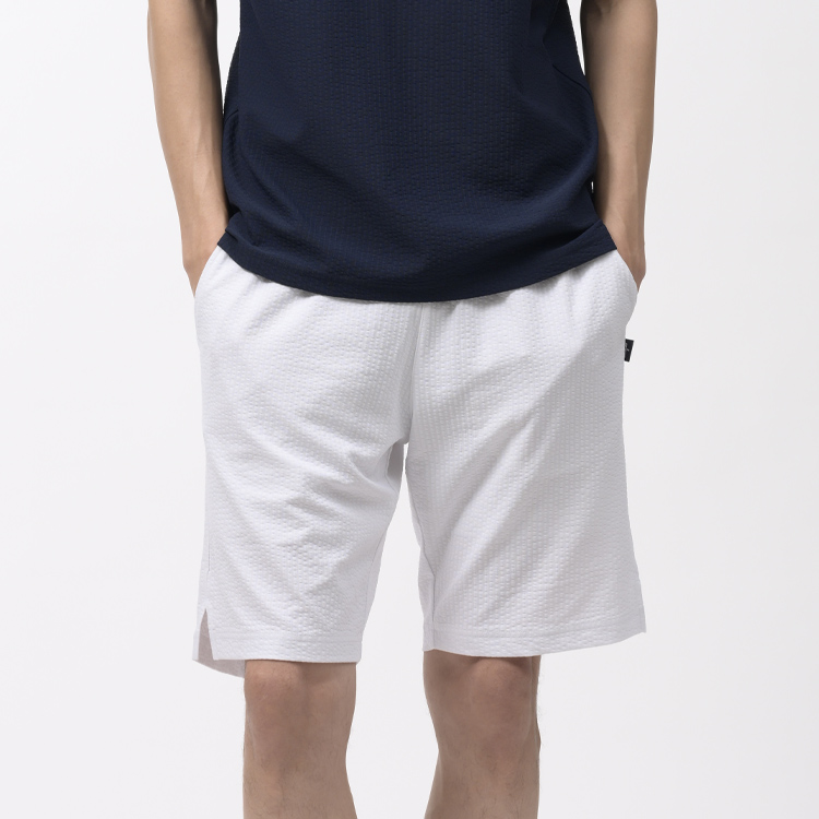 ハーフパンツ 吸汗速乾、UPF50+ （ スクラムテックニットサッカー 素材 ） MS6203