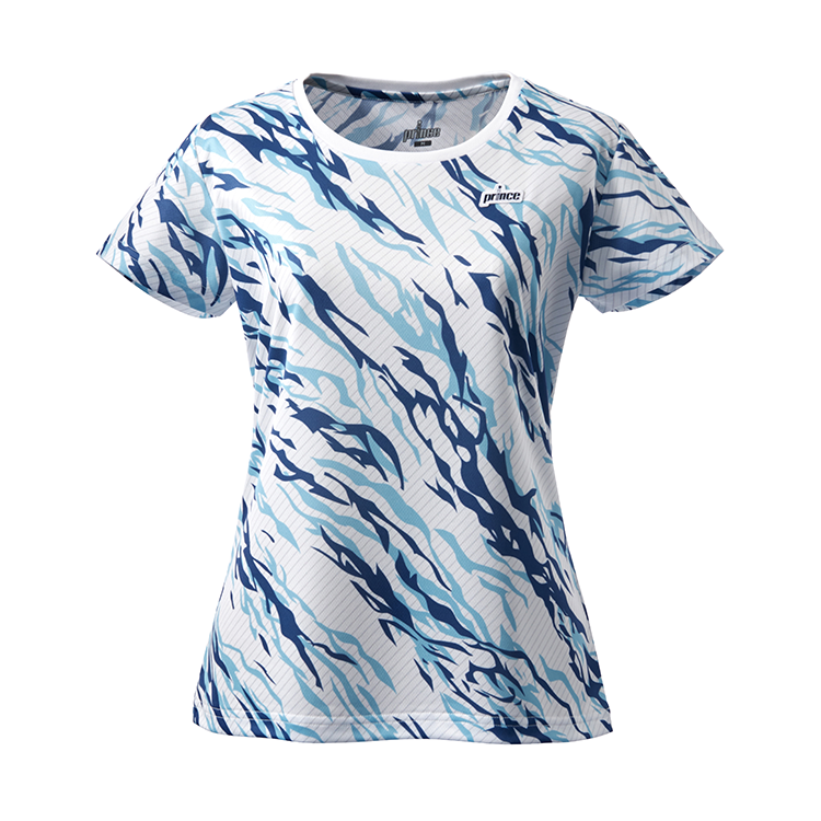 レディース ゲームシャツ 吸汗速乾、UPF50、バド（ドライメッシュ素材）TML405T