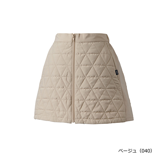 ナカワタスカート ＵＶケア・保温・制電（メカニカルストレッチタフタ素材） WF4852
