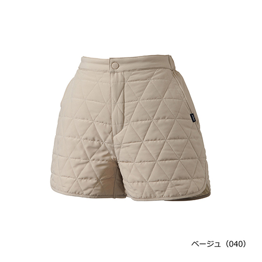ナカワタショートパンツ ＵＶケア・保温（メカニカルストレッチタフタ素材） WF4853