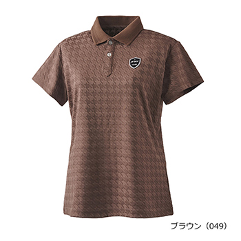 ポロシャツ 吸汗速乾、UPF50 ジャガード素材 WF5093