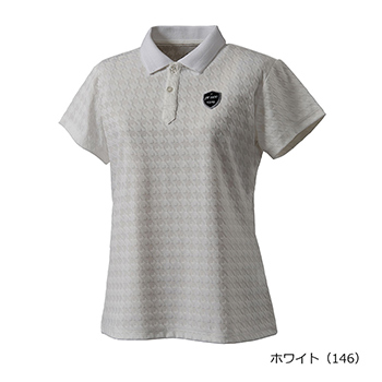 ポロシャツ 吸汗速乾、UPF50 ジャガード素材 WF5093