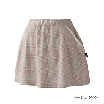 スカート 吸汗速乾、UPF50+、制電、 FDピンメッシュ素材 WF5332