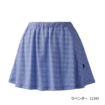 スカート 吸汗速乾、UPF50、制電、 ジャガード、ソフトメッシュドライ素材 WF5345