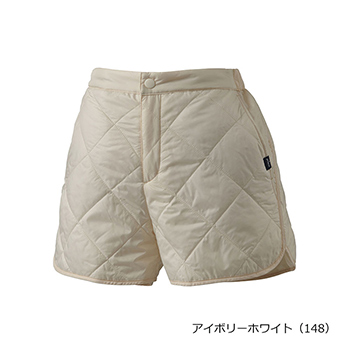 ナカワタショートパンツ UVケア、保温 メカニカルストレッチタフタ、ボア素材 WF5853