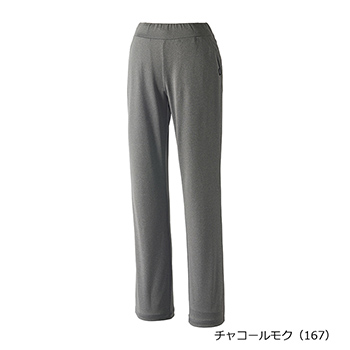 チクネツスリムフィットパンツ 吸汗速乾UPF50+ ストレッチ蓄熱スムースジャージー（ポリエステル、ポリウレタン素材）WF6352
