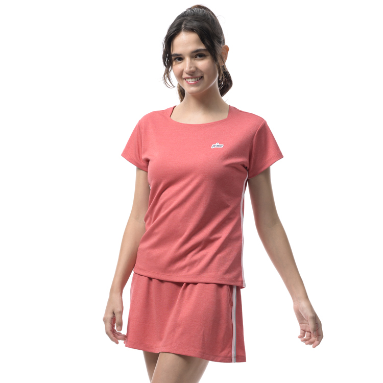 ゲームシャツ UPF50、汗じみ防止 （ カラーメランジ 素材 ） WS6058