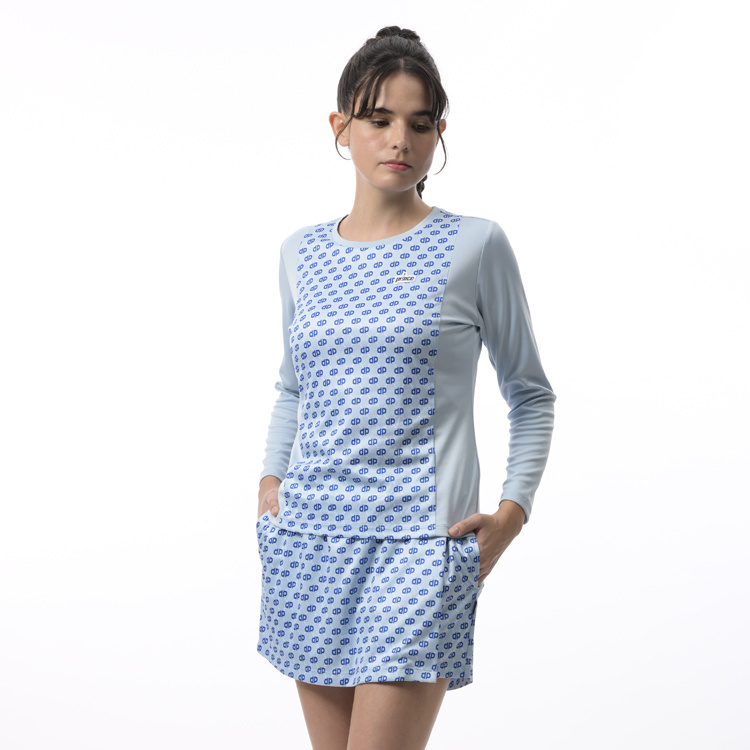 ロングスリーブシャツ 吸汗速乾、UPF50、リサイクル （ ソフトメッシュドライ 素材 ） WS6072