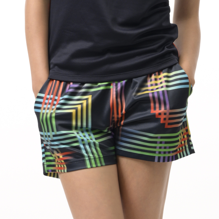 ショートパンツ 吸汗速乾、UPF50、制電、リサイクル （ ソフトメッシュドライ 素材 ） WS6303